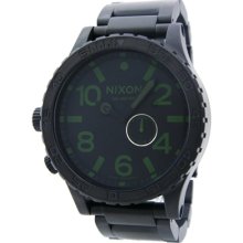 Nixon Men's 51-30 A0571042-00 Black Stainless-Steel Analog Quartz Watch with Black Dial