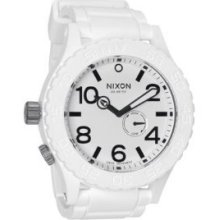 Nixon Men's White Rubber 51-30 Watch A236-100