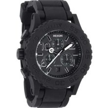 Nixon Rubber 42-20 Chrono Watch - Black