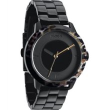 Nixon The Divvy - all black/leopard