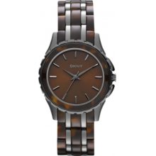 NY8701 DKNY Ladies Tortoiseshell Brown Watch