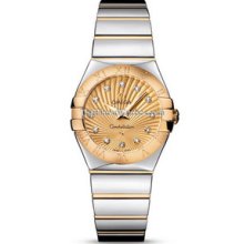 Omega Constellation Polished Quartz 27mm Ladies Watch 12320276058002