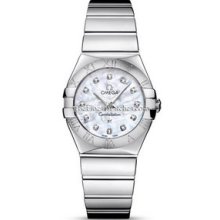 Omega Constellation Polished Quartz 27mm Ladies Watch 12310276055002