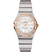 Omega Ladies' Constellation Brushed Quartz 123.25.27.60.55.009 Watch