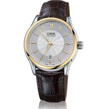 Oris Men's Artelier Silver Dial Watch 733-7591-4351-07-5-21-70FC