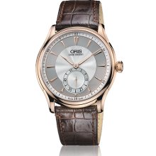 Oris Men's Artelier Silver Dial Watch 396-7580-6051-Set