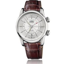 Oris Men's Artelier Silver Dial Watch 908-7607-4091-Set-LS