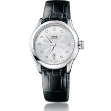 Oris Men's Artelier Silver Dial Watch 561-7604-4041-07-5-16-71FC