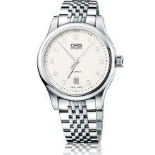 Oris Men's Classic Silver Dial Watch 733-7594-4091-07-8-20-61