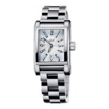 Oris Women's Culture Rectangular Silver Dial Watch 561-7526-4061-MB