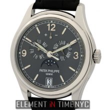 Patek Philippe Complications Annual Calendar Moonphase 39mm 18k Wg 5146g B+p