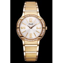 Piaget Polo 32mm Pink Gold Diamond Watch G0A36031