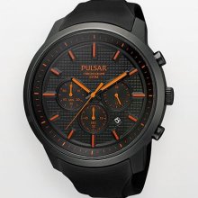 Pulsar Black Chronograph Watch - Pt3207 - Men