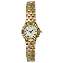 Pulsar Gold-Tone Bracelet Collection White Dial Woman's Watch #PEG438X9