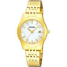 Pulsar Gold Tone Mother-Of-Pearl Watch - Ph7232 - Women