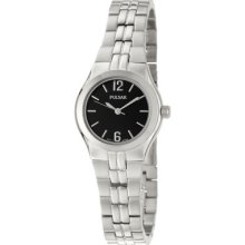 Pulsar Women's 'basic Dress' Stainless Steel Quartz Watch