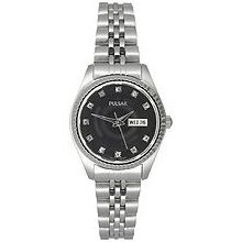 Pulsar Women's Stainless Steel Silver-tone Bracelet Wat