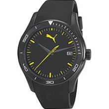 Puma PU Strap Black Dial Men's watch #PU102571001