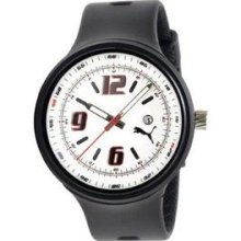 Puma Straps Slick Date White Dial Men's watch #PU910691002