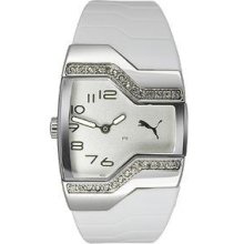 Puma Women's Valentine White Dial Watch PU000422001