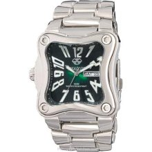 Reactor Flux Mens Green Degrade Dial Stainless Steel Case 87023