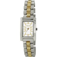 Rebel Women's Quartz Watch With Silver Dial Analogue Display And Silver Bracelet Reb4017