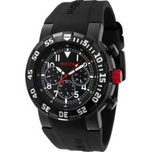 Red Line Watches Men's RPM Black Dial Black Silicone Black Silicone B