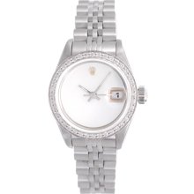 Rolex Date Ladies Watch 69160 Custom Mother-Of-Pearl