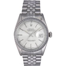 Rolex Datejust Men's Steel Watch Tapestry Dial 16030