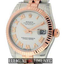 Rolex Datejust Stainless Steel/ 18k Rose Gold Midsize