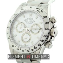 Rolex Daytona Stainless Steel White Dial