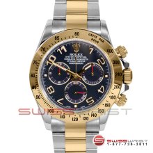 Rolex Daytona Two Tone Blue Arabic Dial 116523 40MM Display Model