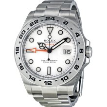 Rolex Explorer II White Automatic Stainless Steel Mens Watch216570WSO