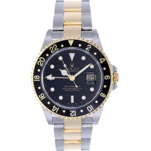 Rolex GMT Master II Men's 2-Tone Watch 16713