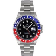 Rolex GMT-Master II Stainless Steel Red/Blue Pepsi Bezel Men's Watch 1