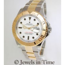 Rolex Yacht-master 16623 F 18k Gold & Steel Mens Watch