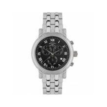 Rotary Gents Steel Chronograph Watch Roman Numerals Lifetime Guarantee