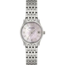 Rotary Lb00792-07 Ladies Pearl Silver Watch