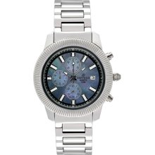 Sartego Men's Stainless Steel Chronograph Mother of Pearl Dial SQC19