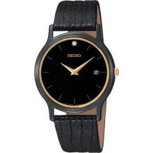 Seiko Diamond Titanium Carbide Mens Watch SKP333