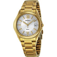 Seiko Gold-tone Stainless Steel Mens Watch SGEF24