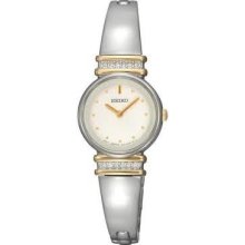 Seiko Ladies Two Tone Bangle Watch Sujg32 Model