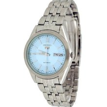 Seiko Men's Seiko 5 Automatic Dress Watch Light Blue Dial SNXA05