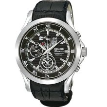 Seiko Men's Watches Premier Chronograph Perpetual SPC053P1 SPC053P