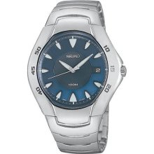 Seiko SGE649 Date Display at 3 o clock Battery life of approxmately 5 Bracelet has a push-button cla