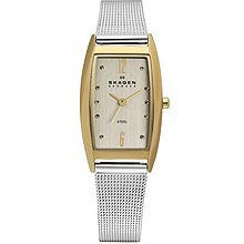 Skagen 3-Hand with Glitz Steel Mesh Women's watch #698SGS