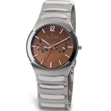 Skagen 583XLSXDO Swiss Steel Bracelet Brown Dial Men's Watch