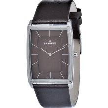 Skagen Men's 857LSLD Stainless Steel Brown Dial Watch - 857LSLD