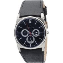 Skagen Men's Leather Watch 759LSLB1