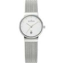 Skagen Silver Patterned Mesh with Function